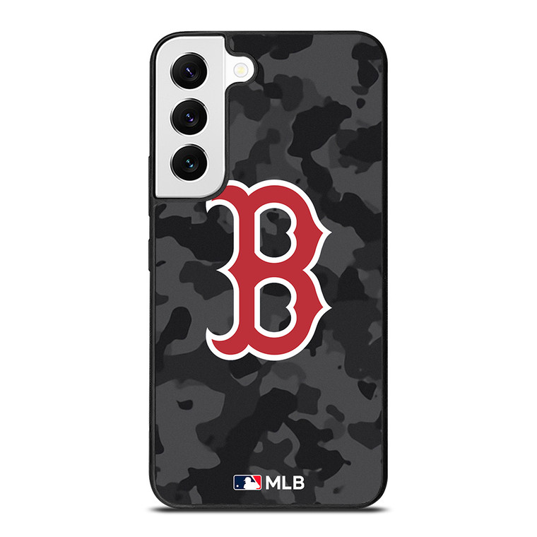 BOSTON RED SOX BASEBALL BLACK CAMO Samsung Galaxy S22 Case Cover