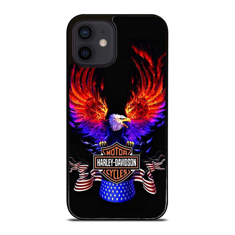 HARLEY DAVIDSON FLAME SWING iPhone 12 Mini Case Cover