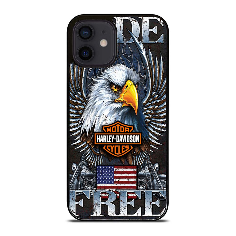 HARLEY DAVIDSON FREE RIDE EAGLE iPhone 12 Mini Case Cover