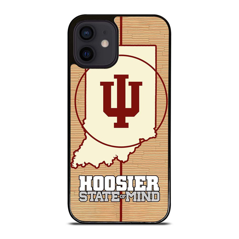 HOOSIER STATE OF MIND INDIANA WOODEN LOGO iPhone 12 Mini Case Cover