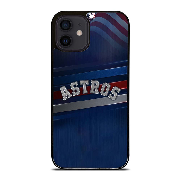 HOUSTON ASTROS AMERICAN FLAG iPhone 12 Mini Case Cover