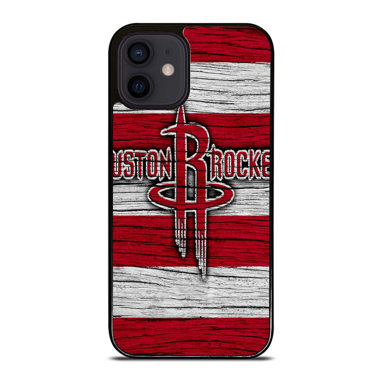 HOUSTON ROCKETS WOODEN LOGO iPhone 12 Mini Case Cover