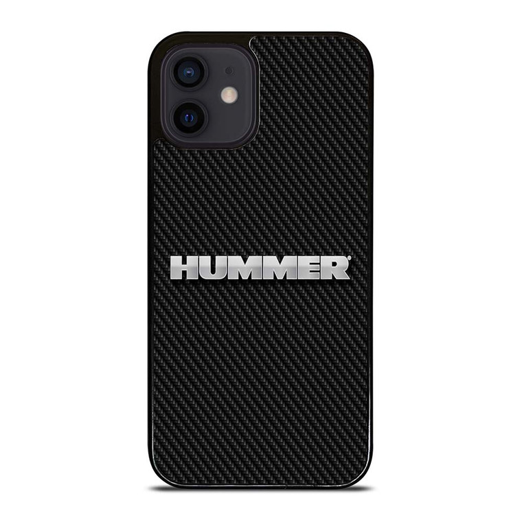 HUMMER CAR LOGO CARBON iPhone 12 Mini Case Cover