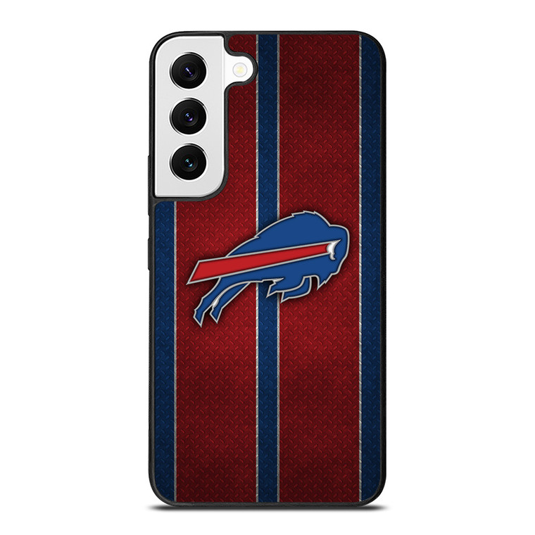 BUFFALO BILLS NFL METAL STRIPE Samsung Galaxy S22 Case Cover