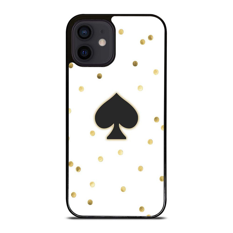 KATE SPADE NEW YORK LOGO GOLD iPhone 12 Mini Case Cover