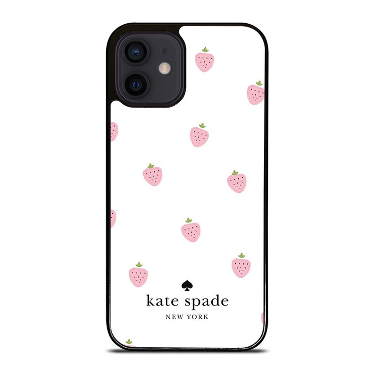 KATE SPADE NEW YORK PINK STRAWBERRY iPhone 12 Mini Case Cover