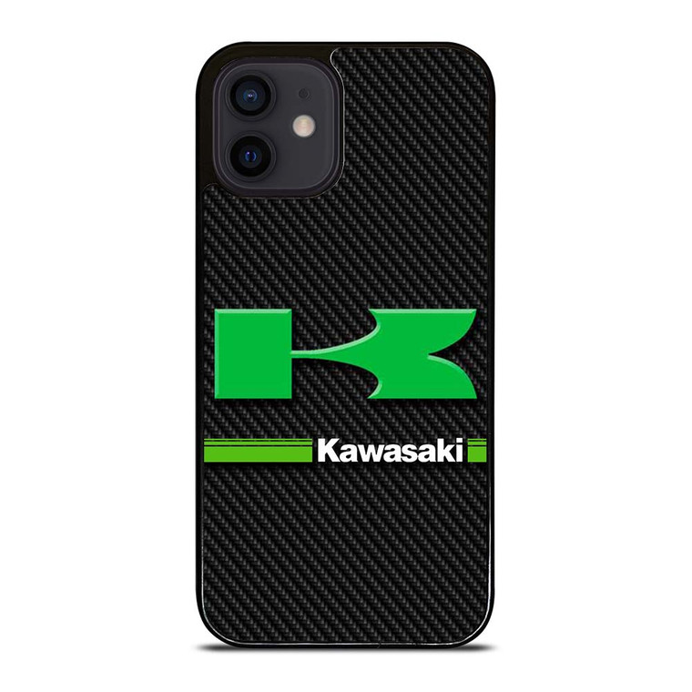 KAWASAKI LOGO CARBOON iPhone 12 Mini Case Cover