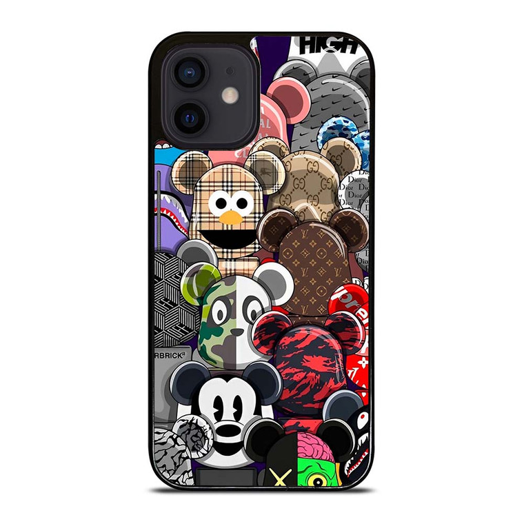 KAWS ALL CHARACTER ICON iPhone 12 Mini Case Cover