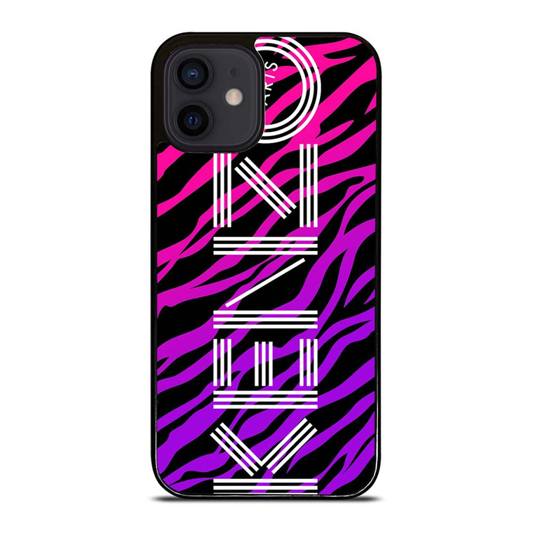 KENZO PARIS TIGER PURPLE iPhone 12 Mini Case Cover
