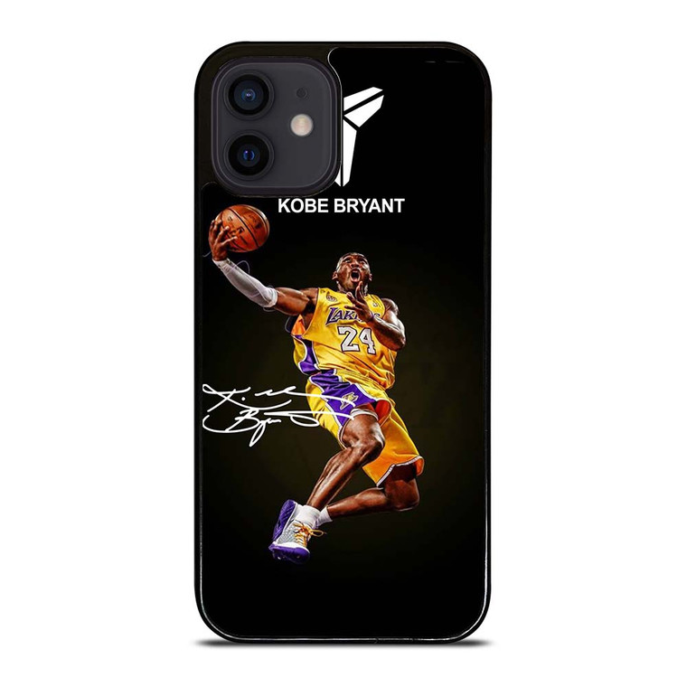 KOBE BRYANT LA LAKERS SIGNATURE iPhone 12 Mini Case Cover KOBE BRYANT LA LAKERS SIGNATURE iPhone 12 Mini Case Cover