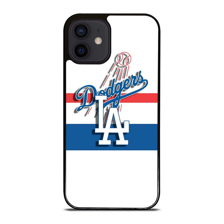 LA DODGERS WHITE STIPS iPhone 12 Mini Case Cover