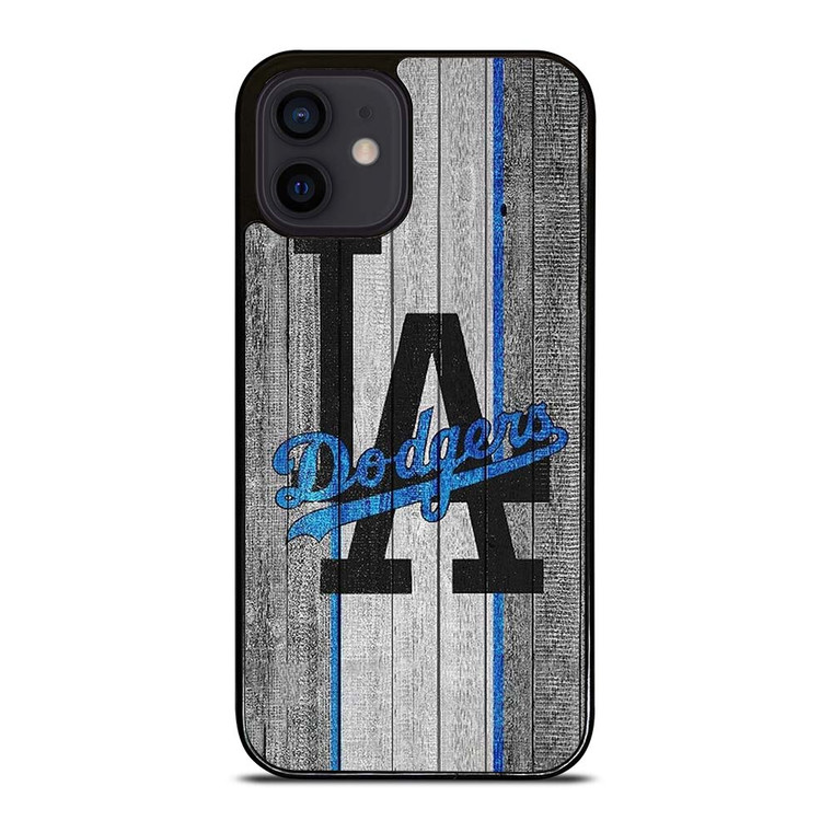 LA LOS ANGELES DODGERS WOODEN LOGO iPhone 12 Mini Case Cover