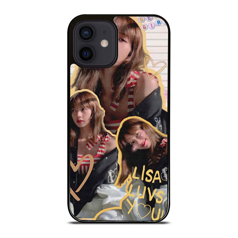 LALISA BLACKPINK CUTE COLLAGE iPhone 12 Mini Case Cover LALISA BLACKPINK CUTE COLLAGE iPhone 12 Mini Case Cover