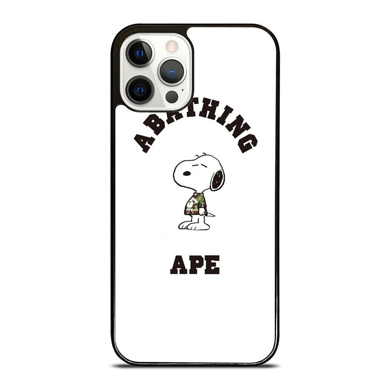 A BATHING APE BAPE SNOOPY iPhone 12 Pro Case Cover