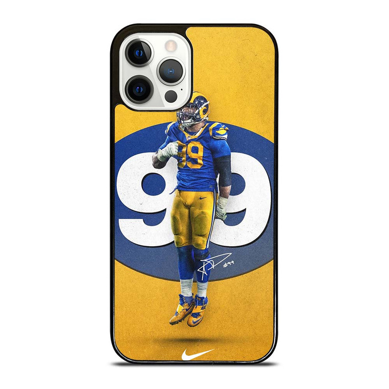 AARON DONALD 99 LOS ANGELES RAMS  iPhone 12 Pro Case Cover