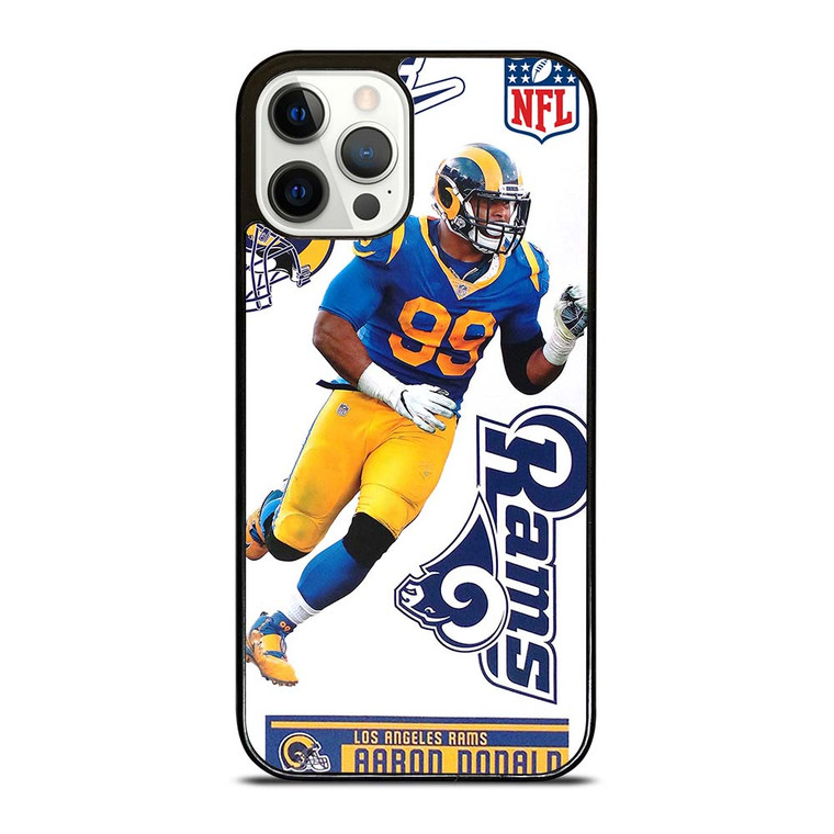 AARON DONALD LOS ANGELES RAMS NFL iPhone 12 Pro Case Cover