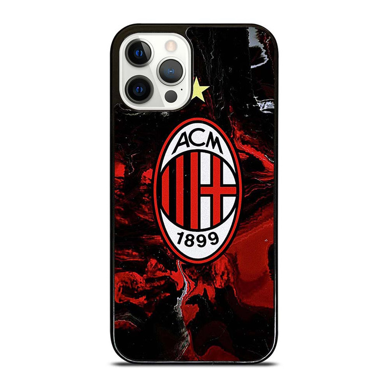 AC MILAN MARBLE LOGO iPhone 12 Pro Case Cover