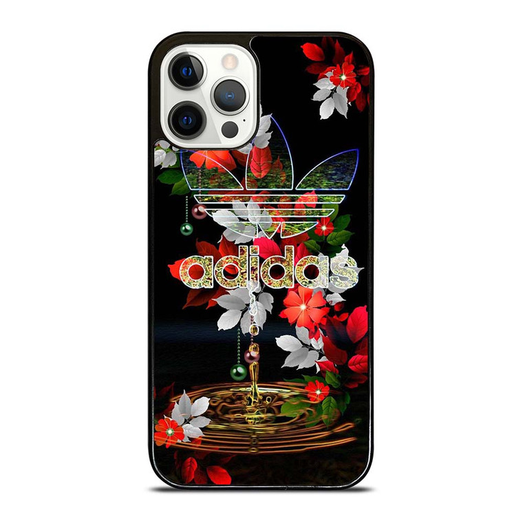 ADIDAS FLOWER PATTERN iPhone 12 Pro Case Cover