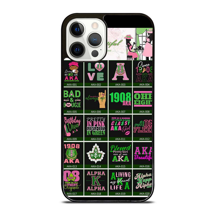 AKA PINK COLLAGE iPhone 12 Pro Case Cover