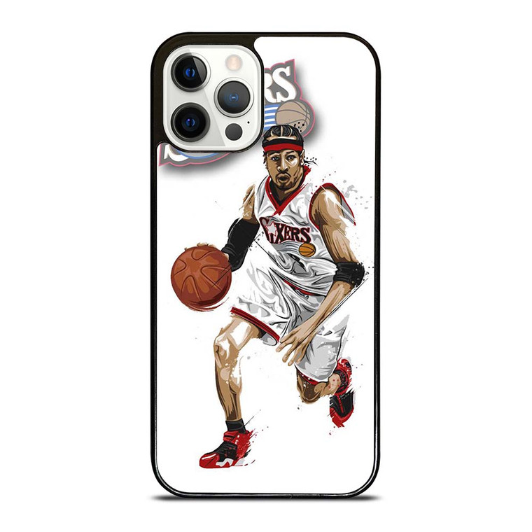 ALLEN IVERSON SIXERS NBA BASKETBALL iPhone 12 Pro Case Cover