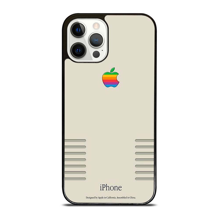 APPLE LOGO RETRO iPhone 12 Pro Case Cover