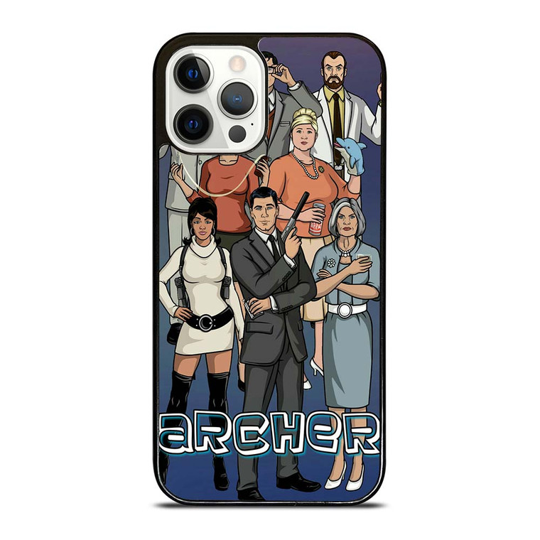 ARCHER CARTOON ALL CAST iPhone 12 Pro Case Cover