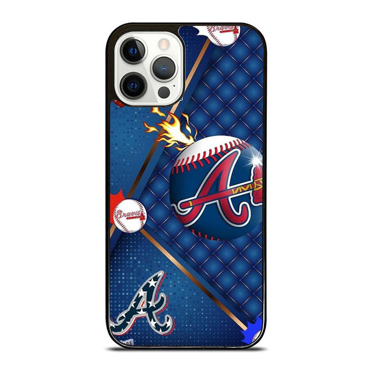 ATLANTA BRAVES LOVE BASEBALL iPhone 12 Pro Case Cover