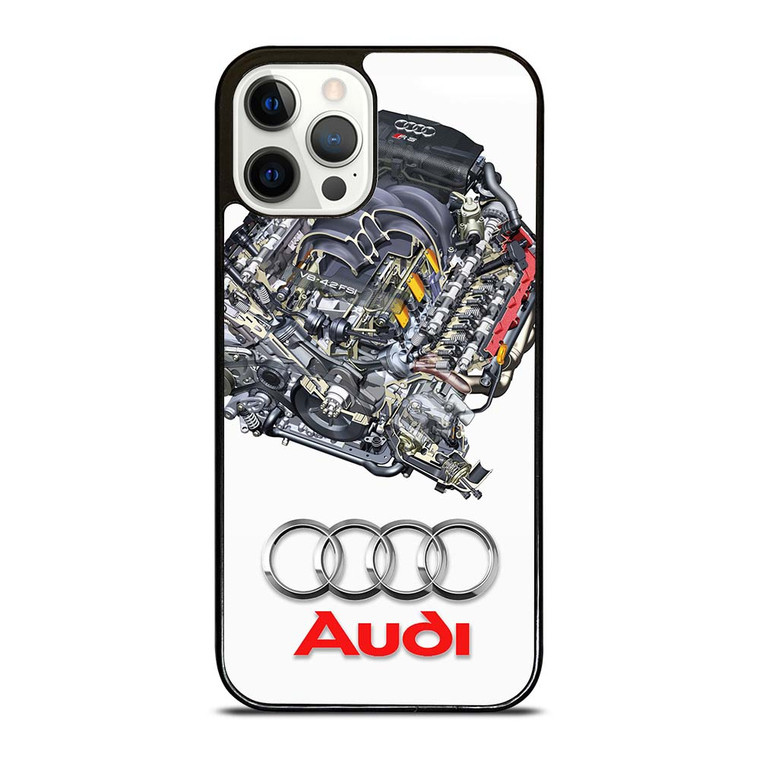 AUDI V8 FSI ENGINE LOGO iPhone 12 Pro Case Cover