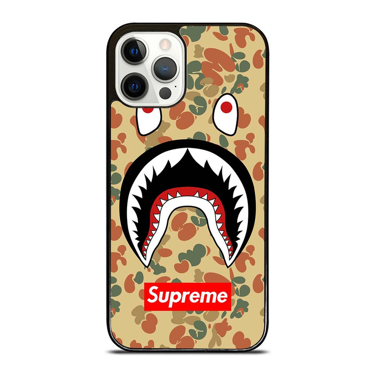 BAPE CAMO SHARK SUPREME iPhone 12 Pro Case Cover
