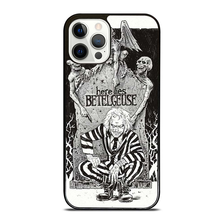 BEETLEJUICE TIM BURTON ART iPhone 12 Pro Case Cover