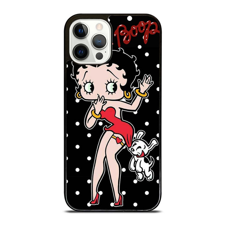 BETTY BOOP POLKA DOT CARTOON  iPhone 12 Pro Case Cover