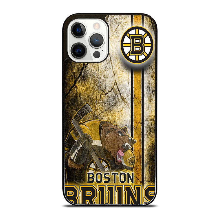 BOSTON BRUINS HOCKEY TEAM LOGO iPhone 12 Pro Case Cover