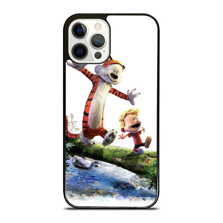 CALVIN AND HOBBES RIVER WOOD iPhone 12 Pro Case Cover