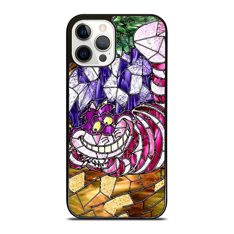CHESHIRE CAT STAINED GLASS iPhone 12 Pro Case Cover