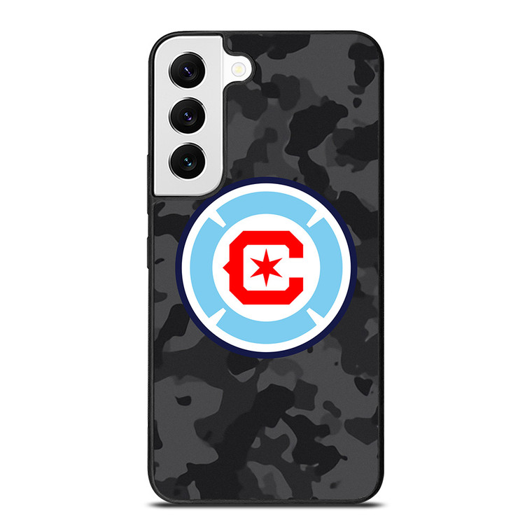 CHICAGO FIRE MLS BLACK CAMO Samsung Galaxy S22 Case Cover