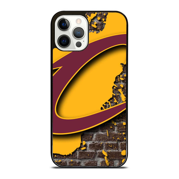 CLEVELAND CAVALIERS WALL SPLASH iPhone 12 Pro Case Cover