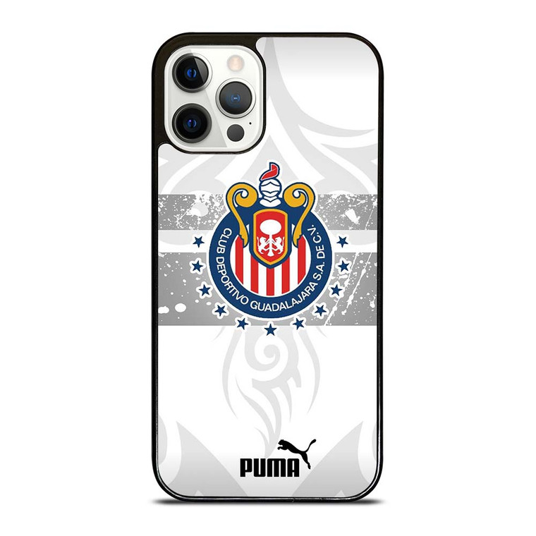 CLUB DEPORTIVO GUADALAJARA PUMA WHITE iPhone 12 Pro Case Cover