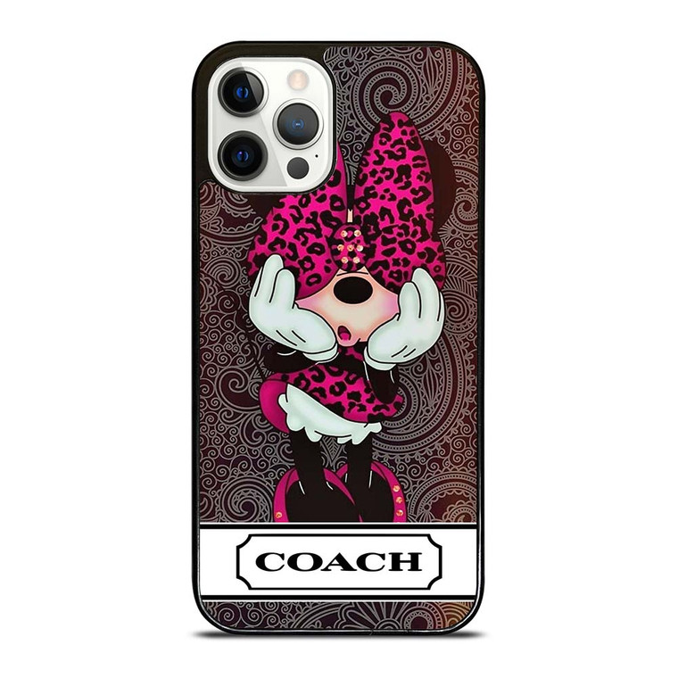 COACH NEW YORK MINNIE MOUSE CUTE iPhone 12 Pro Case Cover