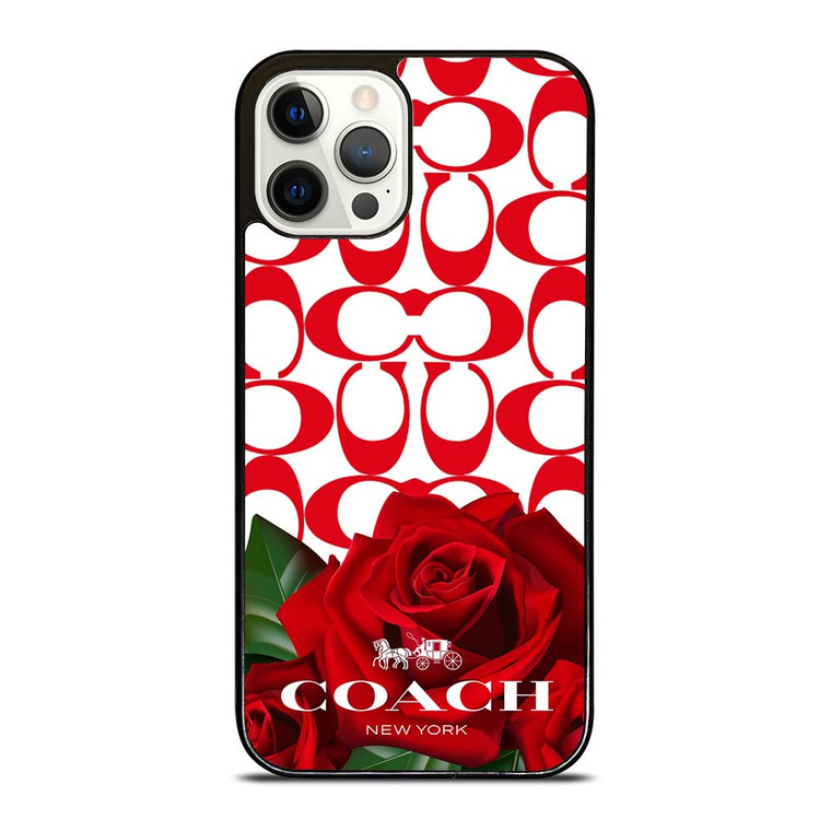 COACH NEW YORK FLOWER 4 iPhone 12 Pro Case Cover