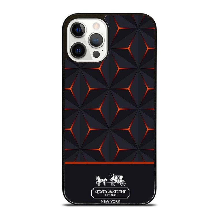 COACH NEW YORK PRISM iPhone 12 Pro Case Cover
