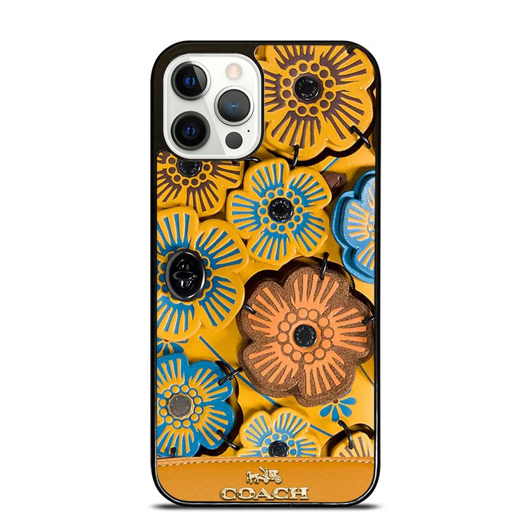 COACH NEW YORK ROSE TEA iPhone 12 Pro Case Cover