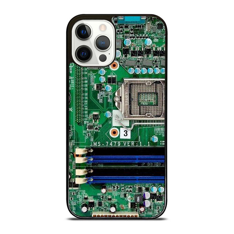 COMPUTER MOTHERBOARD iPhone 12 Pro Case Cover