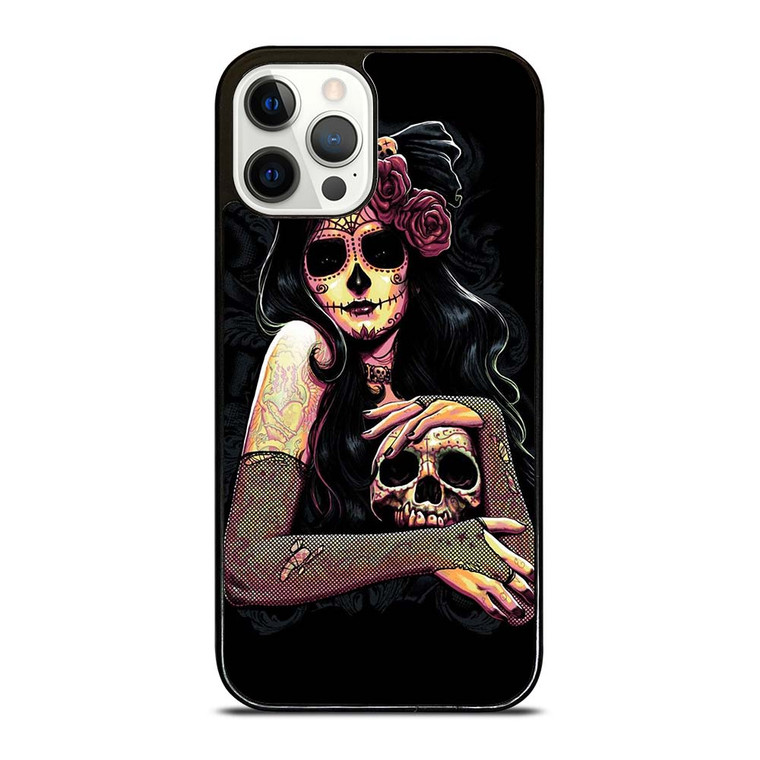 DAY OF THE DEAD ART iPhone 12 Pro Case Cover