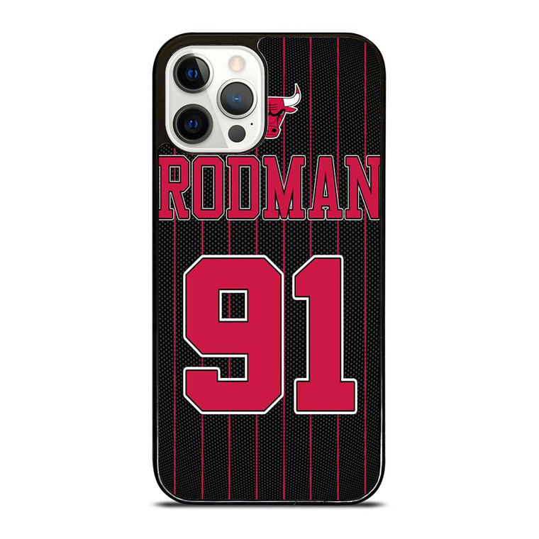 DENNIS RODMAN CHICAGO BULLS 2 iPhone 12 Pro Case Cover