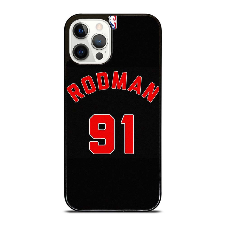 DENNIS RODMAN CHICAGO BULLS iPhone 12 Pro Case Cover