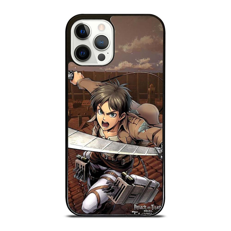 EREN YEAGER ATTACK ON TITAN TACTICS iPhone 12 Pro Case Cover