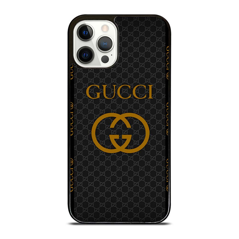 GUCCI ROUND PATTERN iPhone 12 Pro Case Cover