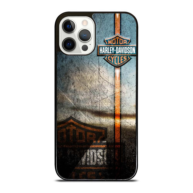 HARLEY DAVIDSON GRUNGE LOGO iPhone 12 Pro Case Cover