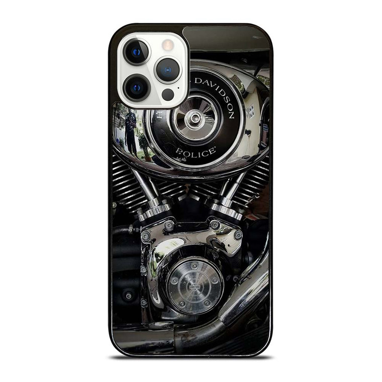HARLEY DAVIDSON POLICE ENGINE iPhone 12 Pro Case Cover