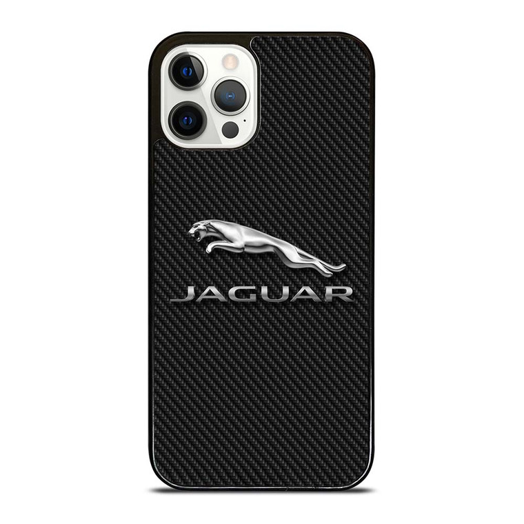 JAGUAR LOGO CARBON iPhone 12 Pro Case Cover